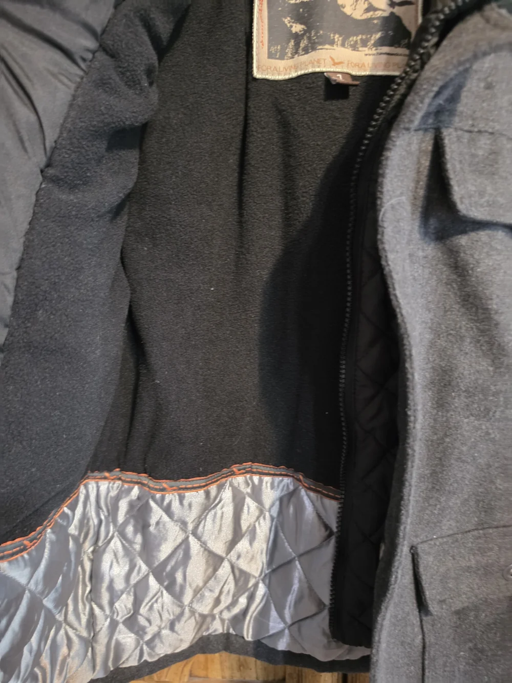 Hawke & Co Kid’s Dark Gray Wool-Blend Winter Jacket